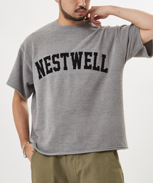 【nestwell / ネストウェル】別注 ロゴ オーバーサイズ Tシャツ