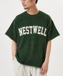 【nestwell / ネストウェル】別注 ロゴ オーバーサイズ Tシャツ