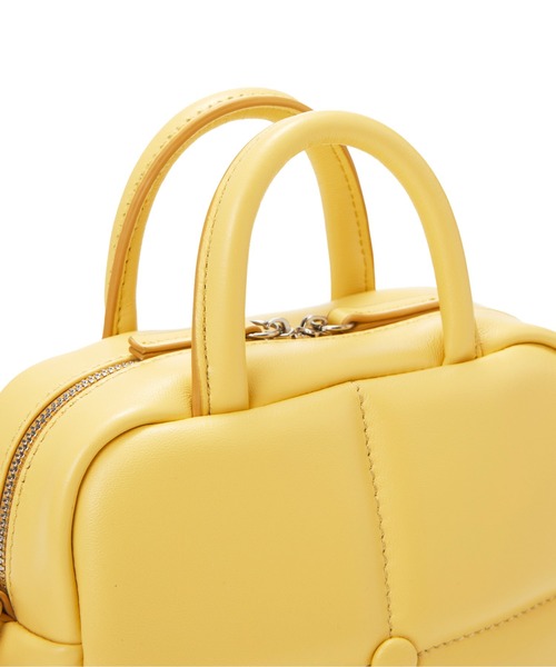 TREASURE TOPKAPI(トレジャートプカピ)の「【TREASURE TOPKAPI】 キルティング ボストン ショルダー バッグ(ショルダーバッグ・レディース・ブラック/イエロー/クリーム・FREE)」の9枚目の写真