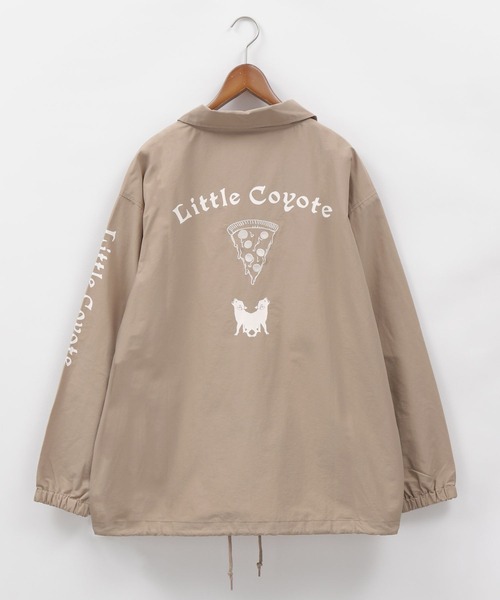 niko and...（ニコアンド）の「【LA FOOD SHOP】コラボコーチジャケット（ナイロンジャケット・メンズ・ブラック/ベージュ/ブルー・FREE）」の5枚目の写真