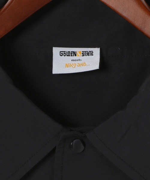 niko and...（ニコアンド）の「【LA FOOD SHOP】コラボコーチジャケット（ナイロンジャケット・メンズ・ブラック/ベージュ/ブルー・FREE）」の17枚目の写真