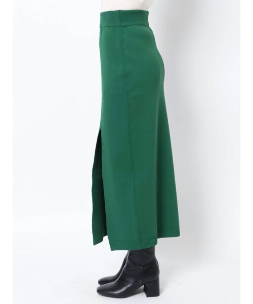 EVRIS（エヴリス）の「ディープスリットニットスカート（スカート・レディース・ブラック/ブラウン/グリーン・FREE）」の18枚目の写真