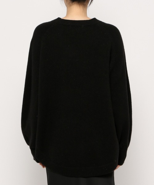 yuw（ユウ）の「Ｗカシミヤラウンドプルオーバー　294796（ニット/セーター・レディース・ブラウン/レッド/ブルー/ブラック系その他・FREE）」の13枚目の写真