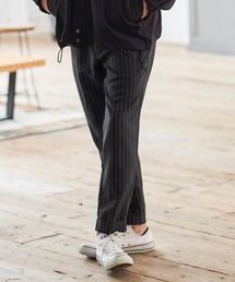 mp10351-Pin Stripe Tight Tapered Roll Up Pants パンツ