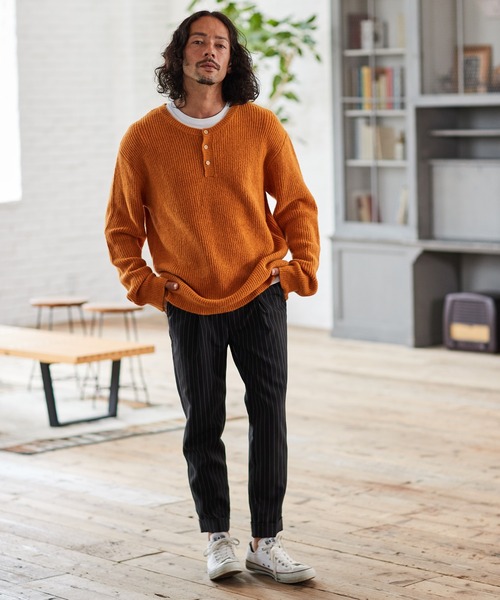 CAMBIO（カンビオ）の「mp10351-Pin Stripe Tight Tapered Roll Up Pants パンツ（その他パンツ・メンズ・ブラック・S/M/L）」の9枚目の写真
