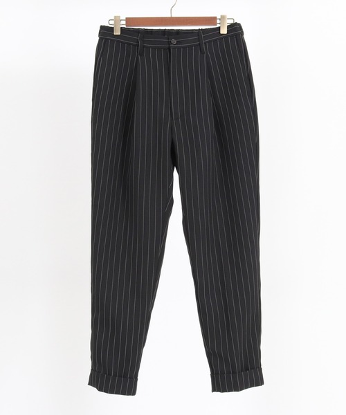 CAMBIO（カンビオ）の「mp10351-Pin Stripe Tight Tapered Roll Up Pants パンツ（その他パンツ・メンズ・ブラック・S/M/L）」の10枚目の写真