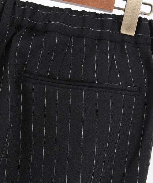 CAMBIO（カンビオ）の「mp10351-Pin Stripe Tight Tapered Roll Up Pants パンツ（その他パンツ・メンズ・ブラック・S/M/L）」の12枚目の写真