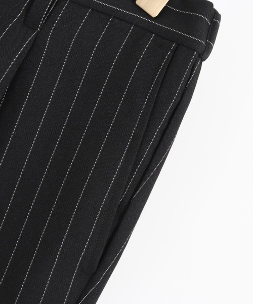 CAMBIO（カンビオ）の「mp10351-Pin Stripe Tight Tapered Roll Up Pants パンツ（その他パンツ・メンズ・ブラック・S/M/L）」の13枚目の写真