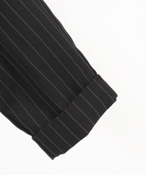 CAMBIO（カンビオ）の「mp10351-Pin Stripe Tight Tapered Roll Up Pants パンツ（その他パンツ・メンズ・ブラック・S/M/L）」の14枚目の写真