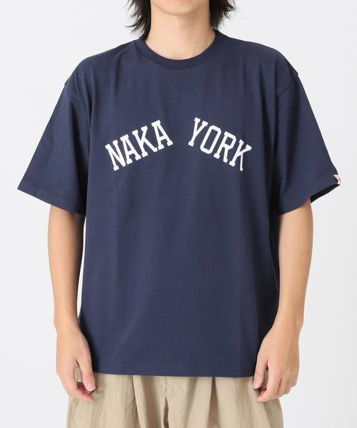 JOURNAL STANDARD(ジャーナルスタンダード)の「【ナカヨークシティ×JOURNAL STANDARD】NAKA YOKU CITY TEE(Tシャツ/カットソー・メンズ・ネイビー・MEDIUM/LARGE/X-LARGE)」の3枚目の写真