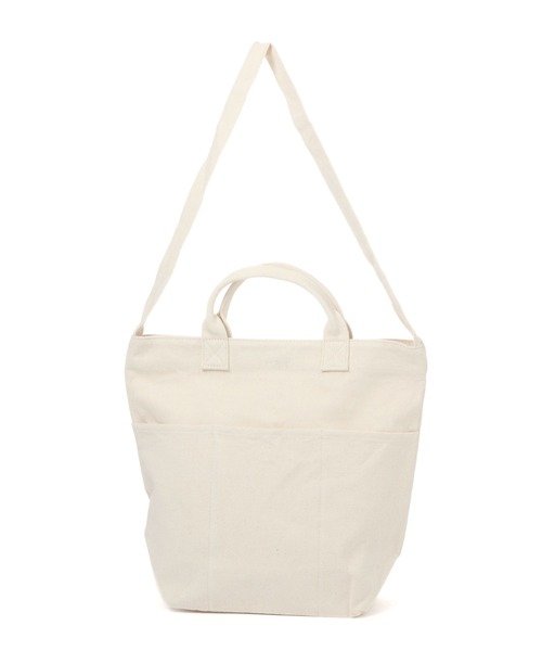 LEPSIM（レプシィム）の「キャンバス2WAYショルダーバッグ　344202（ショルダーバッグ・レディース・オフホワイト/ブラック/グレー・ONE SIZE）」の7枚目の写真