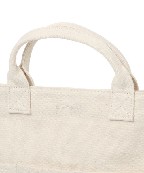 LEPSIM（レプシィム）の「キャンバス2WAYショルダーバッグ　344202（ショルダーバッグ・レディース・オフホワイト/ブラック/グレー・ONE SIZE）」の14枚目の写真