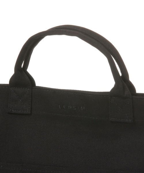 LEPSIM（レプシィム）の「キャンバス2WAYショルダーバッグ　344202（ショルダーバッグ・レディース・オフホワイト/ブラック/グレー・ONE SIZE）」の13枚目の写真