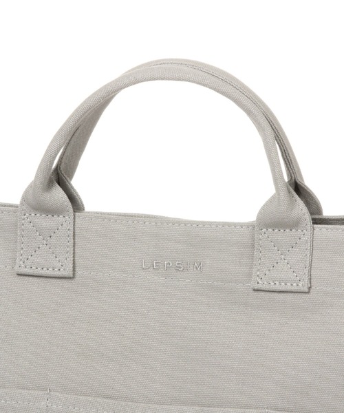 LEPSIM（レプシィム）の「キャンバス2WAYショルダーバッグ　344202（ショルダーバッグ・レディース・オフホワイト/ブラック/グレー・ONE SIZE）」の11枚目の写真