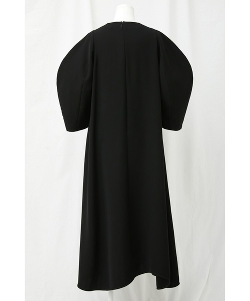 ENFOLD(エンフォルド)の「PEツイル アシンメフレアDRESS(ワンピース・レディース・ブラック・36)」の4枚目の写真