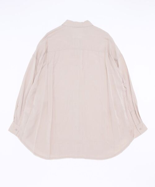 BEARDSLEY（ビアズリー）の「《FRIPIER》サイドスリットシャツ/テンセル（シャツ/ブラウス・レディース・カーキ/サンドベージュ・FREE）」の3枚目の写真