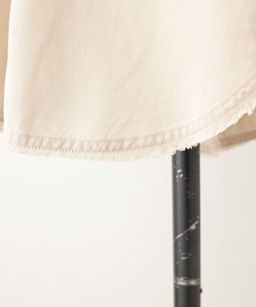 BEARDSLEY（ビアズリー）の「《FRIPIER》サイドスリットシャツ/テンセル（シャツ/ブラウス・レディース・カーキ/サンドベージュ・FREE）」の13枚目の写真