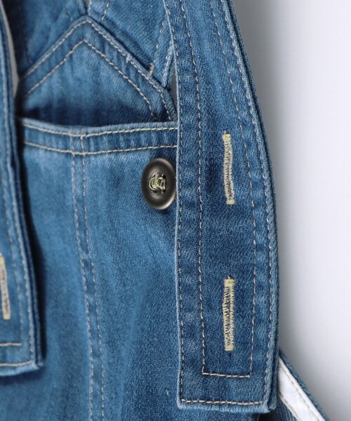 BRANSHES（ブランシェス）の「ベビーサロペット（サロペット/オーバーオール・キッズ・ネイビー/ブルー・80/70）」の9枚目の写真