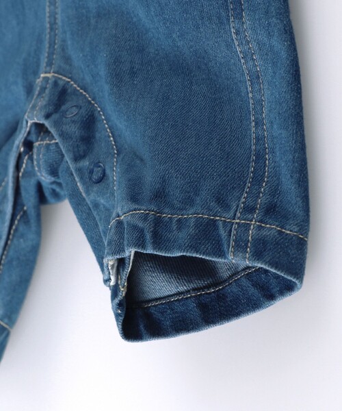 BRANSHES（ブランシェス）の「ベビーサロペット（サロペット/オーバーオール・キッズ・ネイビー/ブルー・80/70）」の11枚目の写真