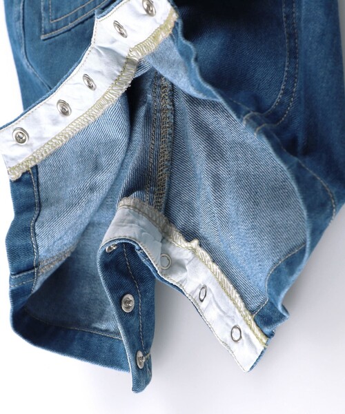 BRANSHES（ブランシェス）の「ベビーサロペット（サロペット/オーバーオール・キッズ・ネイビー/ブルー・80/70）」の12枚目の写真