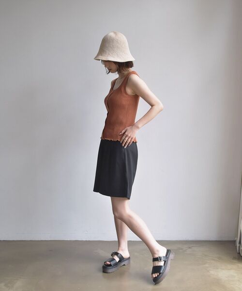 RETRO GIRL（レトロガール）の「タックショートPT（その他パンツ・レディース・ブラック/オレンジ/ナチュラル・FREE）」の22枚目の写真