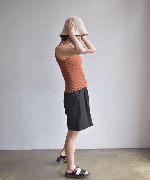 RETRO GIRL（レトロガール）の「タックショートPT（その他パンツ・レディース・ブラック/オレンジ/ナチュラル・FREE）」の21枚目の写真