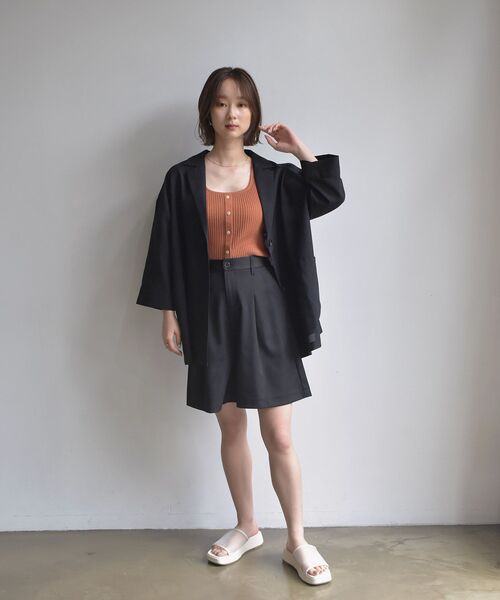 RETRO GIRL（レトロガール）の「タックショートPT（その他パンツ・レディース・ブラック/オレンジ/ナチュラル・FREE）」の19枚目の写真