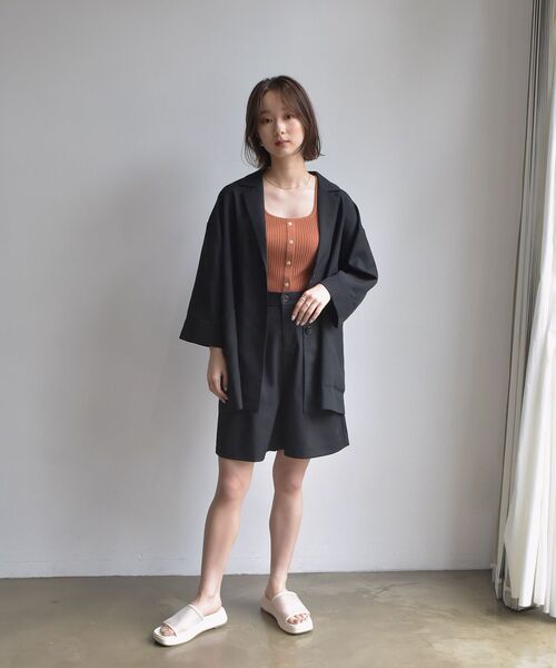 RETRO GIRL（レトロガール）の「タックショートPT（その他パンツ・レディース・ブラック/オレンジ/ナチュラル・FREE）」の18枚目の写真