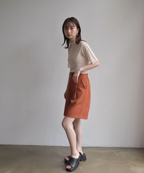 RETRO GIRL（レトロガール）の「タックショートPT（その他パンツ・レディース・ブラック/オレンジ/ナチュラル・FREE）」の11枚目の写真