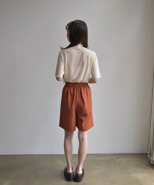 RETRO GIRL（レトロガール）の「タックショートPT（その他パンツ・レディース・ブラック/オレンジ/ナチュラル・FREE）」の9枚目の写真