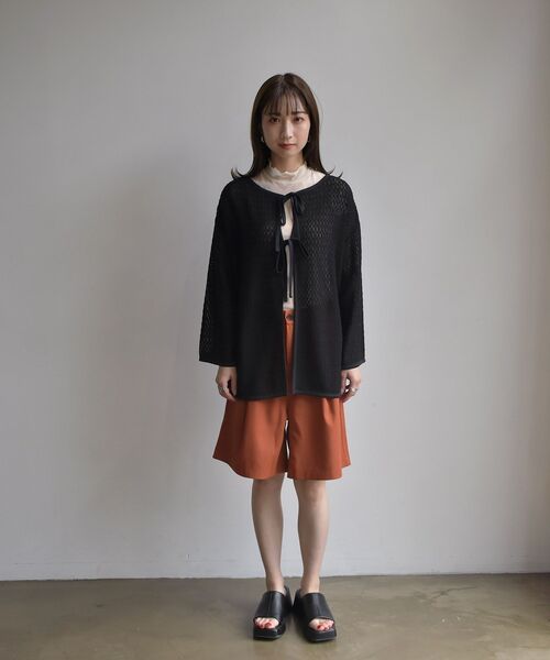 RETRO GIRL（レトロガール）の「タックショートPT（その他パンツ・レディース・ブラック/オレンジ/ナチュラル・FREE）」の7枚目の写真