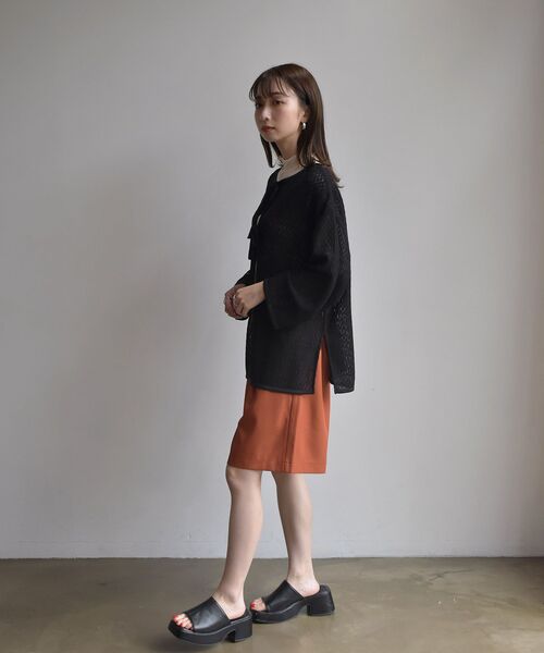 RETRO GIRL（レトロガール）の「タックショートPT（その他パンツ・レディース・ブラック/オレンジ/ナチュラル・FREE）」の6枚目の写真