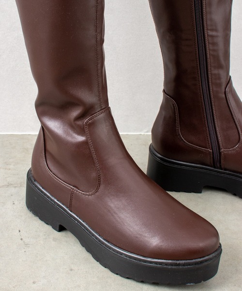 SpRay（スプレイ）の「ロングブーツ（ブーツ・レディース・ブラック/ダークブラウン・MEDIUM/LARGE/X-LARGE）」の5枚目の写真