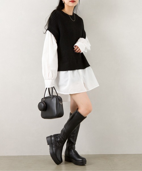 SpRay（スプレイ）の「ロングブーツ（ブーツ・レディース・ブラック/ダークブラウン・MEDIUM/LARGE/X-LARGE）」の21枚目の写真