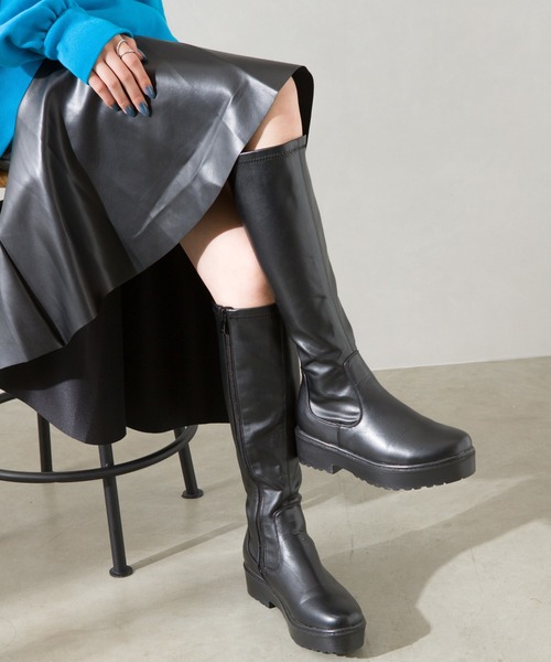 SpRay（スプレイ）の「ロングブーツ（ブーツ・レディース・ブラック/ダークブラウン・MEDIUM/LARGE/X-LARGE）」の13枚目の写真