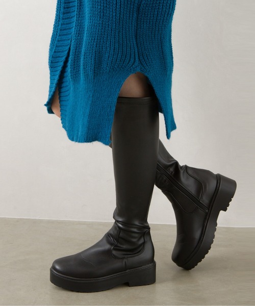 SpRay（スプレイ）の「ロングブーツ（ブーツ・レディース・ブラック/ダークブラウン・MEDIUM/LARGE/X-LARGE）」の14枚目の写真