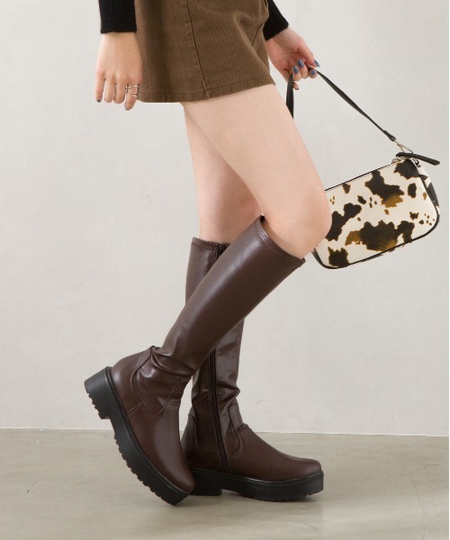 SpRay（スプレイ）の「ロングブーツ（ブーツ・レディース・ブラック/ダークブラウン・MEDIUM/LARGE/X-LARGE）」の19枚目の写真
