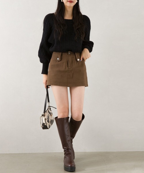 SpRay（スプレイ）の「ロングブーツ（ブーツ・レディース・ブラック/ダークブラウン・MEDIUM/LARGE/X-LARGE）」の9枚目の写真