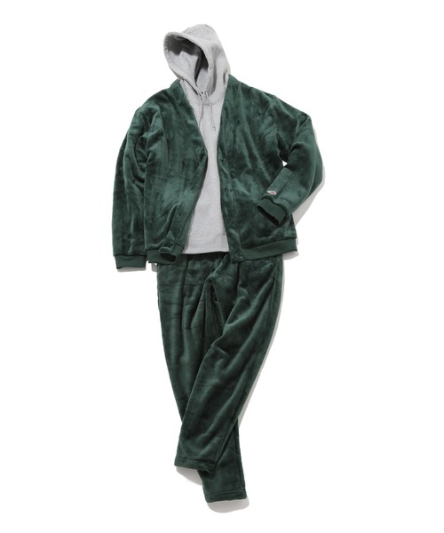 【FRUIT OF THE LOOM/フルーツオブザルーム】ボア カーディガンセット（パジャマ） 上下組（ルームウェア/パジャマ）｜FRUIT OF THE LOOM（フルーツオブザルーム）