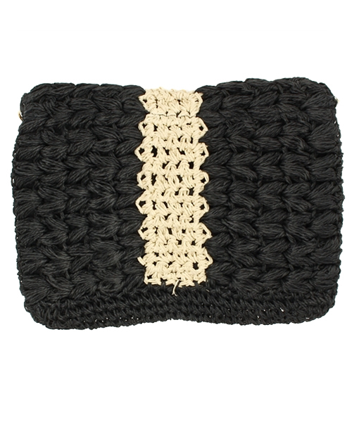 SHIPS for women（シップスフォーウィメン）の「★★【Steady.6月号掲載】 2WAY チェーン ショルダーバッグ（ショルダーバッグ・レディース・ブラック/ナチュラル・ONE SIZE）」の5枚目の写真