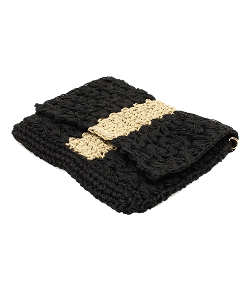 SHIPS for women（シップスフォーウィメン）の「★★【Steady.6月号掲載】 2WAY チェーン ショルダーバッグ（ショルダーバッグ・レディース・ブラック/ナチュラル・ONE SIZE）」の6枚目の写真