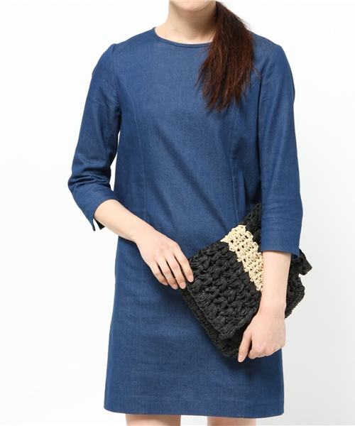 SHIPS for women（シップスフォーウィメン）の「★★【Steady.6月号掲載】 2WAY チェーン ショルダーバッグ（ショルダーバッグ・レディース・ブラック/ナチュラル・ONE SIZE）」の12枚目の写真