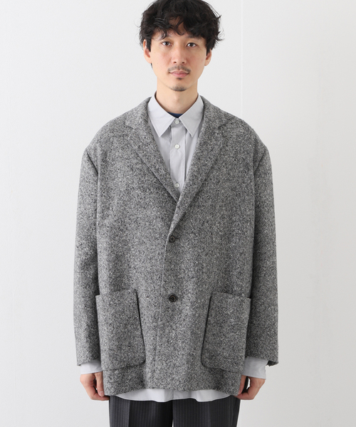 【しもちん】MARKAWARE ウールコンフォートブレザー 3/60オーガニックウールサバイバルクロス / コンフォート