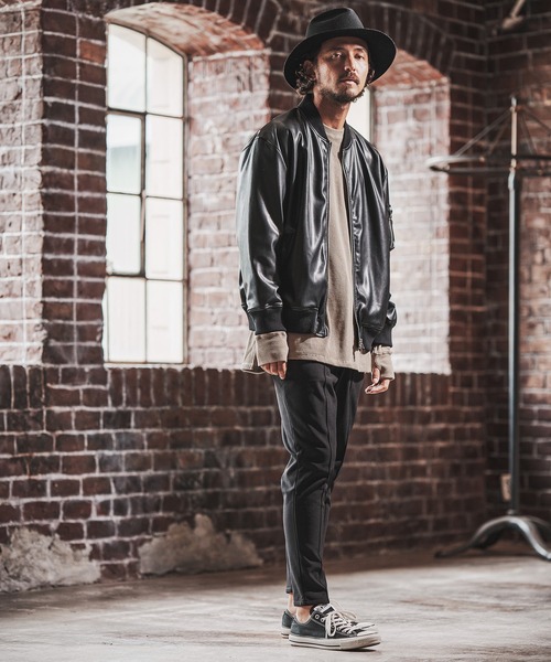 FACTOTUM(ファクトタム)の「mlt3973- Stitch Color Scheme & Long Length Waffle Long-sleeve T-Shirt カットソー(Tシャツ/カットソー・メンズ・ライトカーキ/ホワイト/ブラック・46/44/48)」の19枚目の写真