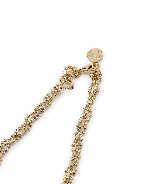 BEAUTY&YOUTH UNITED ARROWS（ビューティーアンドユースユナイテッドアローズ）の「BYTFN ビジュー ヒネリチェーン ロングネックレス ◆（ネックレス・レディース・ゴールド・フリー）」の3枚目の写真