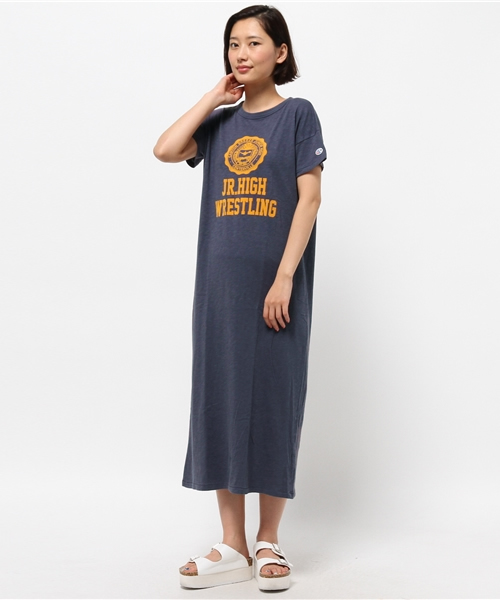 Champion（チャンピオン）の「Another Edition×Championマキシワンピース/BC AE×Champion MAXI OP（ワンピース・レディース・グレー/ケリー/ネイビー・フリー）」の6枚目の写真