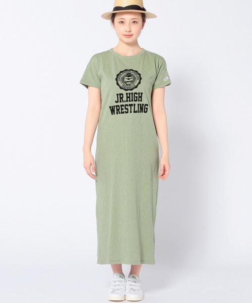 Champion（チャンピオン）の「Another Edition×Championマキシワンピース/BC AE×Champion MAXI OP（ワンピース・レディース・グレー/ケリー/ネイビー・フリー）」の8枚目の写真