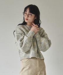 idem | 【ZOZOTOWN限定】gradation volume sleeve knit/グラデーションボリューム袖ニット(ニット/セーター)