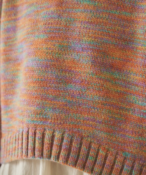 idem(イデム)の「【ZOZOTOWN限定】gradation volume sleeve knit/グラデーションボリューム袖ニット(ニット/セーター・レディース・アイボリー/マルチ/カーキ・FREE)」の14枚目の写真