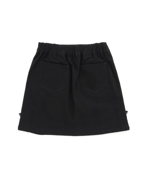 JENNI belle（ジェニィベル）の「【WEB限定】裏起毛ストレッチレースアップスカート（スカート・キッズ・ブラック/パープル/チェック・150cm/130cm/140cm/160cm）」の5枚目の写真